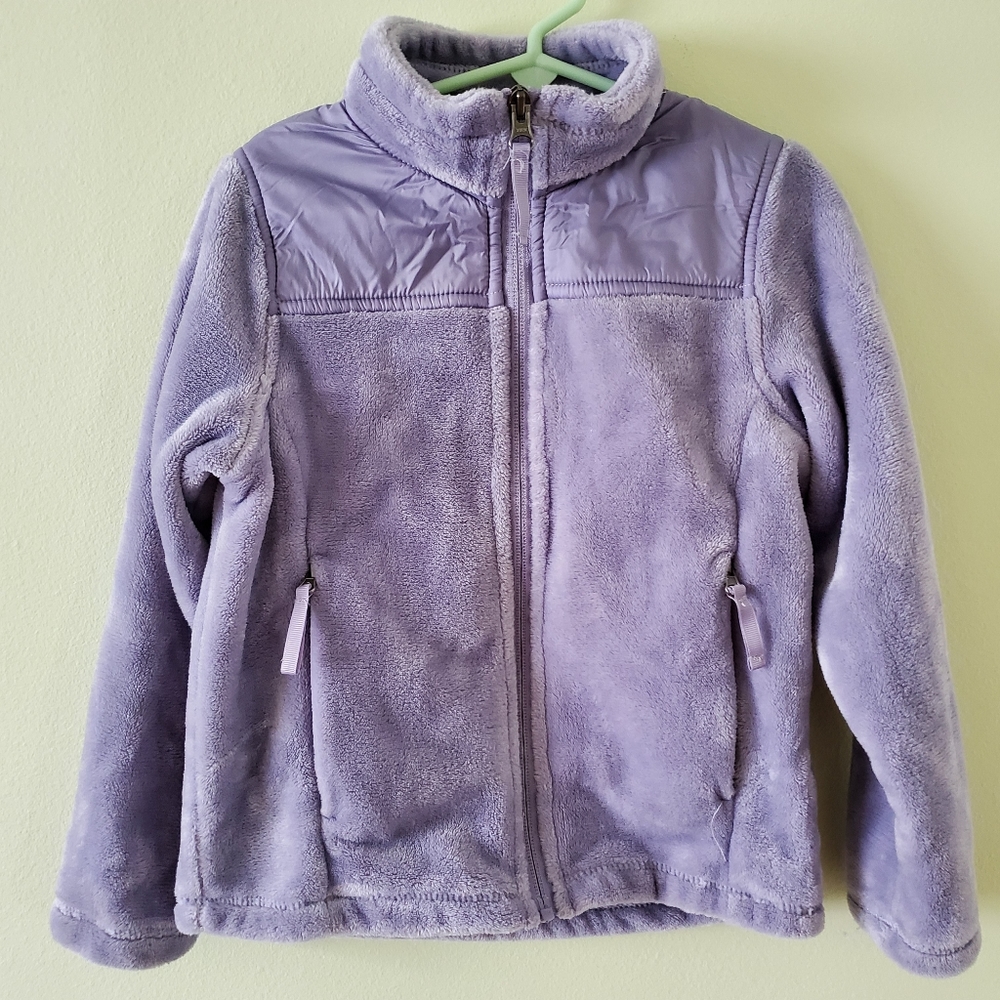 Jacket with zipper for 5 years old girl, good condition.